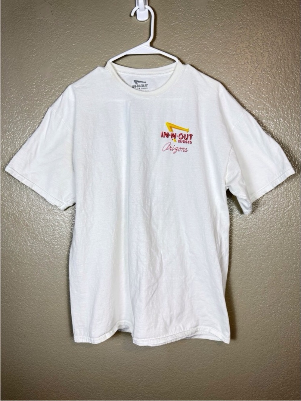 Arizona White Logo T-Shirt - Men's